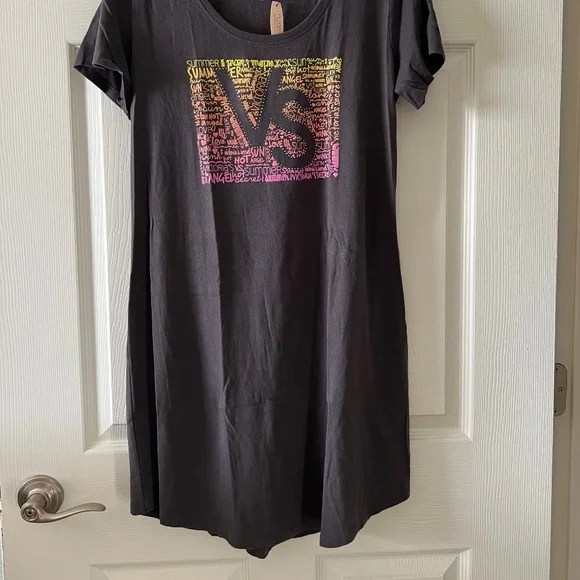 NWT - Victoria's Secret Cotton Lingerie Sleep Shirt - Picture 5 of 6
